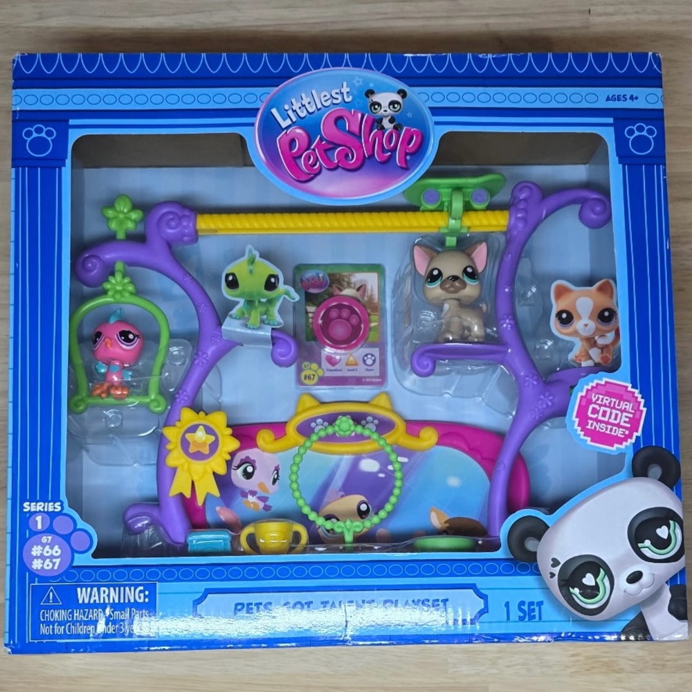 Littlest Pet Shop Pets Got Talent Play Set, Gen 7 #66 / #67 New in Box - Picture 2 of 5